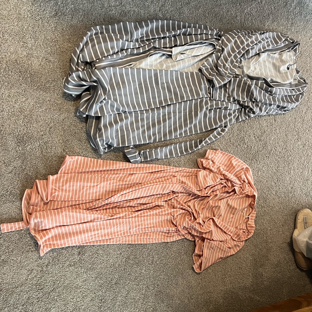 Two women’s medium robes